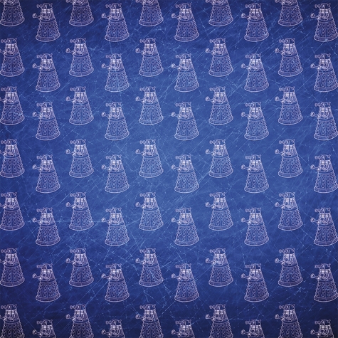 Doctor Who Daleks 12x12 Scrapbooking Paper
