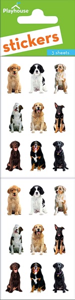 Dogs Scrapbooking Stickers - 3 sheets