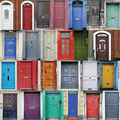 Doors Scrapbooking Paper