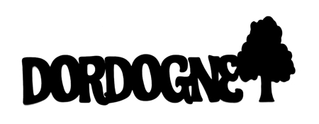 Dordogne Scrapbooking Laser Cut Title with Tree