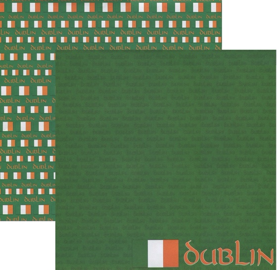 Dublin 12x12 Double Sided Scrapbooking Paper