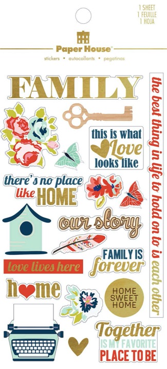 Family Scrapbooking Stickers