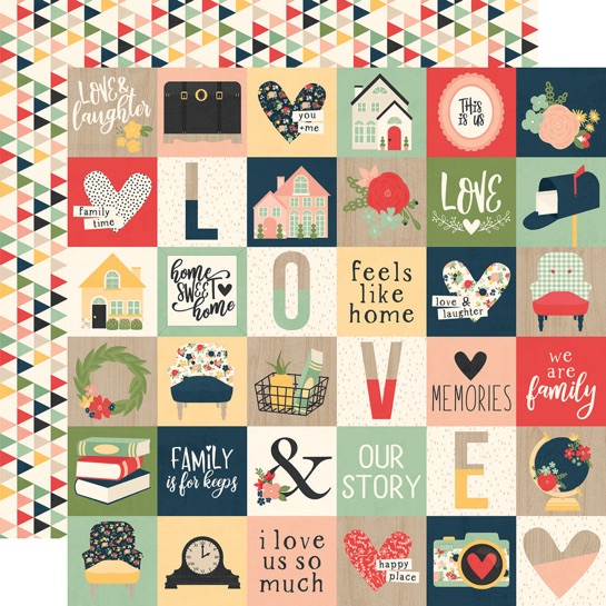 So Happy Together 12x12 Double Sided Scrapbooking Paper