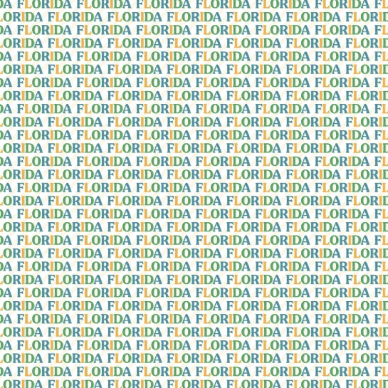 Florida Words 12x12 Scrapbooking Paper