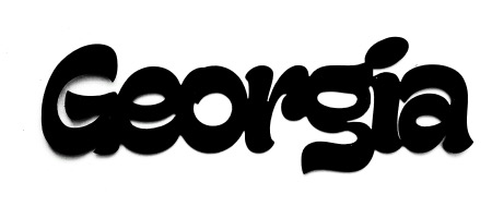 Georgia Scrapbooking Laser Cut Title