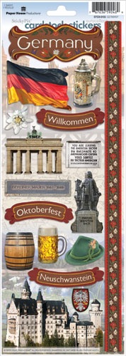 Germany Cardstock Scrapbooking Stickers