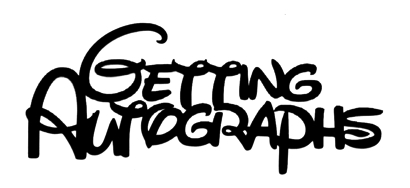 Getting Autographs Scrapbooking Laser Cut Title