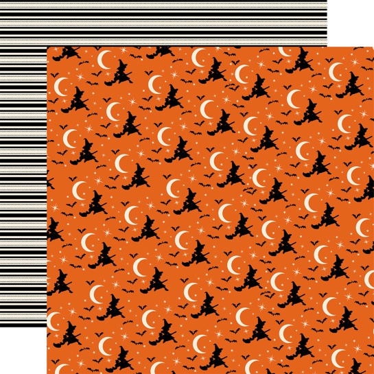 Halloween Night Double Sided 12x12 Scrapbooking Paper