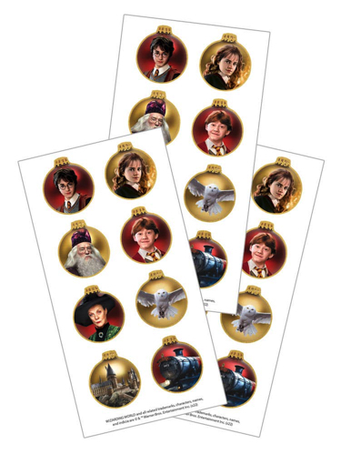 Harry Potter Christmas Characters Scrapbooking Stickers - 3 sheets