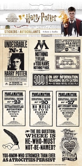 Harry Potter Scrapbooking Stickers
