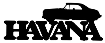 Havana Scrapbooking Laser Cut Title with Car