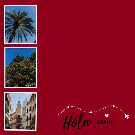 Hola Spain 12x12 Scrapbooking Paper