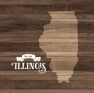 Illinois Scrapbooking Paper