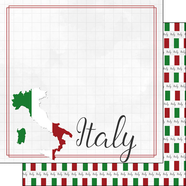 Italy Scrapbooking Paper Stickers Embellishments for Rome Pisa Venice