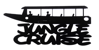 Jungle Cruise Scrapbooking Laser Cut Title with Boat