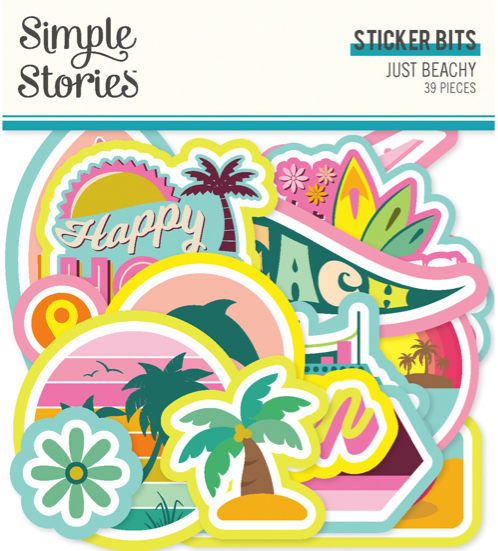 Just Beachy Bits and Pieces - 39 Ephemera die cuts