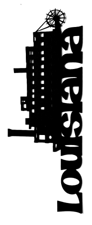 Louisiana Scrapbooking Laser Cut Title with Paddle steamer