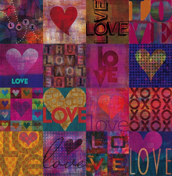 Love is Love 12x12 Cardstock Scrapbooking Stickers