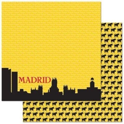 Madrid Double Sided 12x12 Scrapbooking Paper