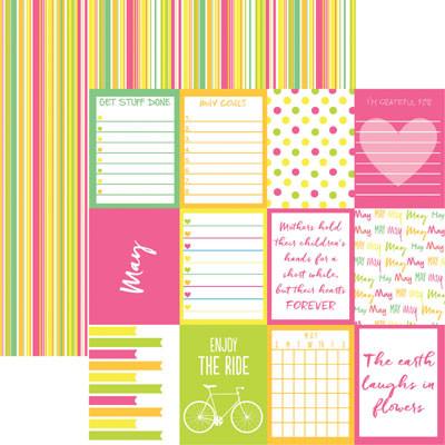 Plan it May 12x12 Double Sided Scrapbooking Paper