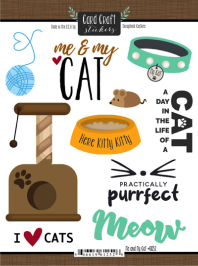 Me and My Cat Scrapbooking Stickers