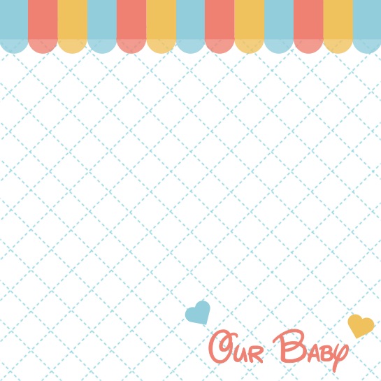 Our Baby 12x12 Scrapbooking Paper