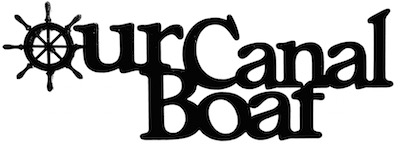 Our Canal Boat Scrapbooking Laser Cut Title with Wheel