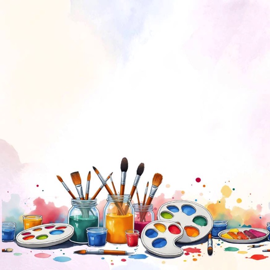 Painting 12x12 Scrapbooking Paper
