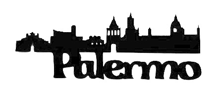 Palermo Scrapbooking Laser Cut Title  with skyline