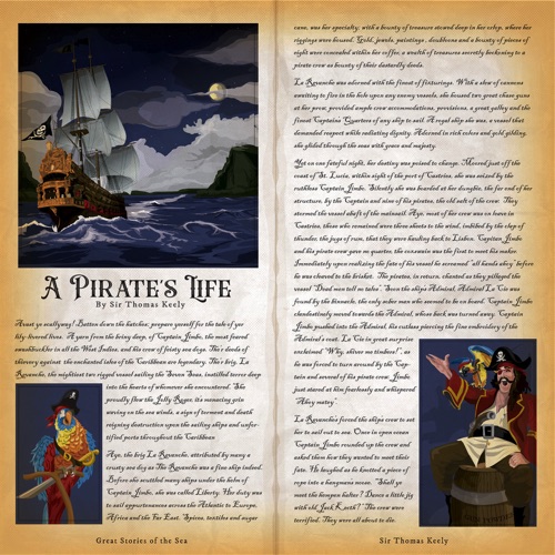 Pirates Scrapbooking Paper