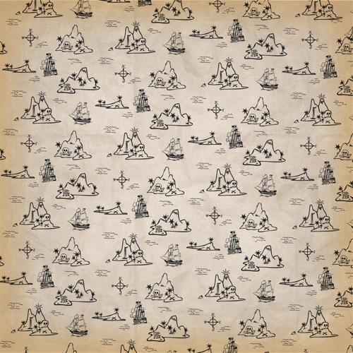 Pirates Scrapbooking Paper