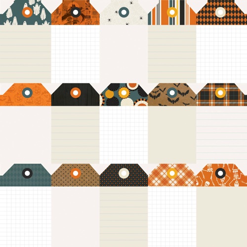 Scary Stories Scrapbooking Paper Tags