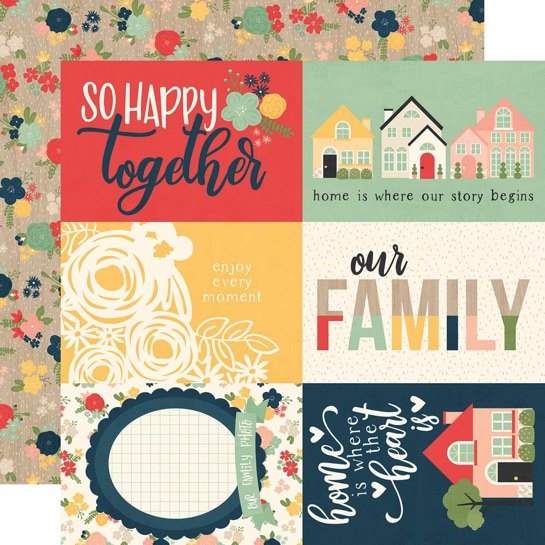 So Happy Together 4x6 Elements 12x12 Double Sided Scrapbooking Paper