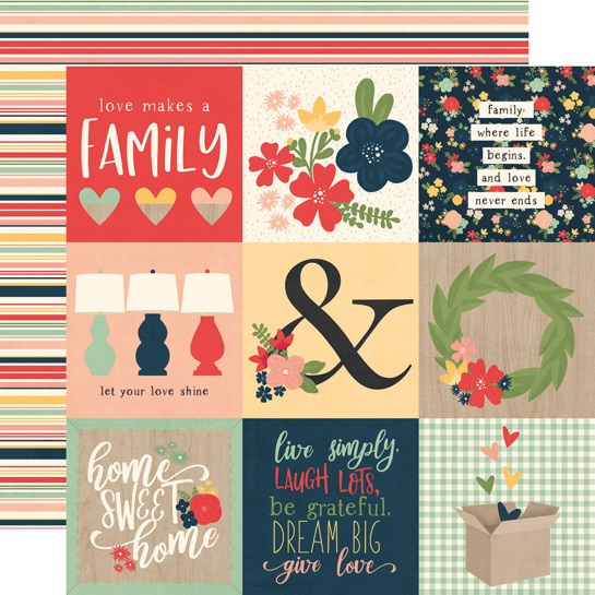 So Happy Together 4x4 Elements 12x12 Double Sided Scrapbooking Paper