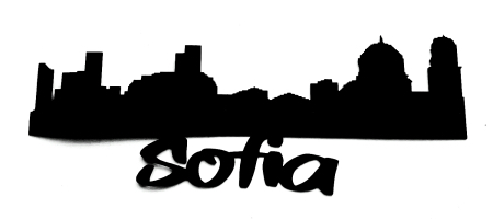 Sofia Scrapbooking Laser Cut Title with Skyline