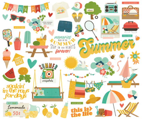 Summer Snapshots Ephemera