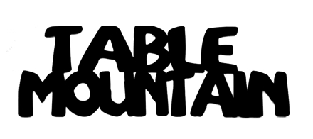 Table Mountain Scrapbooking Laser Cut Title