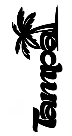 Tampa Scrapbooking Laser Cut Title With Palm Trees