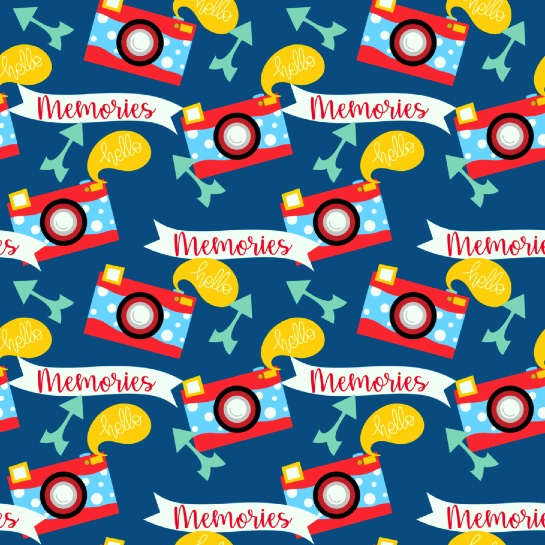 Theme Park Memories 12x12 Scrapbooking Paper