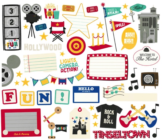 Tinseltown Paper Scrapbooking Ephemera