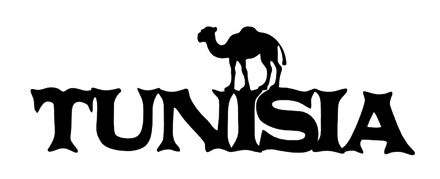 Tunisia Scrapbooking Laser Cut Title with camel
