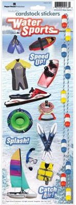 Water Sports Cardstock Scrapbooking Stickers
