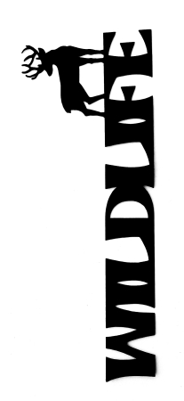 Wildlife Scrapbooking Laser Cut Title With Stag