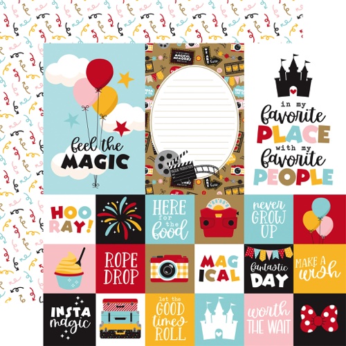 Wish Upon a Star Multi Journal Cards 12x12 Double Sided Scrapbooking Paper