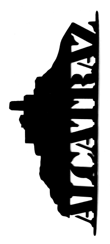 Alcatraz Scrapbooking Laser Cut Title with Island