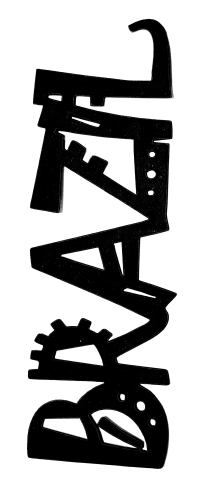 Brazil Scrapbooking Laser Cut Title