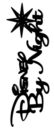 Disney by Night Scrapbooking Laser Cut Title with Star