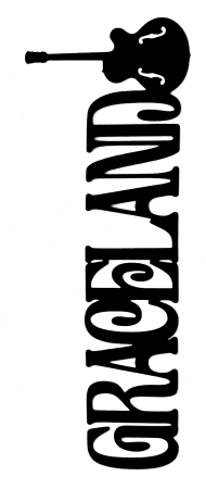 Graceland Scrapbooking Laser Cut Title with Guitar