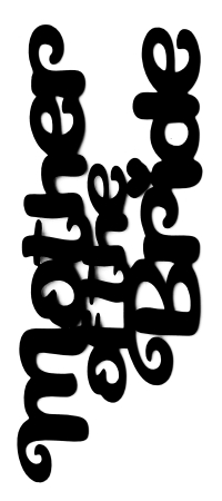 Mother Of the Bride Scrapbooking Laser Cut Title